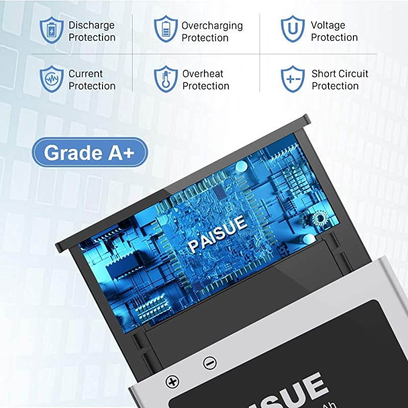 J7 Battery PAISUE 3650mAh J7 Prime Battery Replacement for Samsung J7 Prime J7 Perx J7 Sky Pro J710 J727 J727R4 J727T1 SMJ727T SMJ727 Phone 2017 Ver