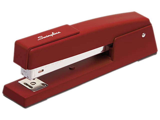 Swingline 74718 Classic 747 Full Strip Stapler, 20-Sheet Capacity, Burgundy