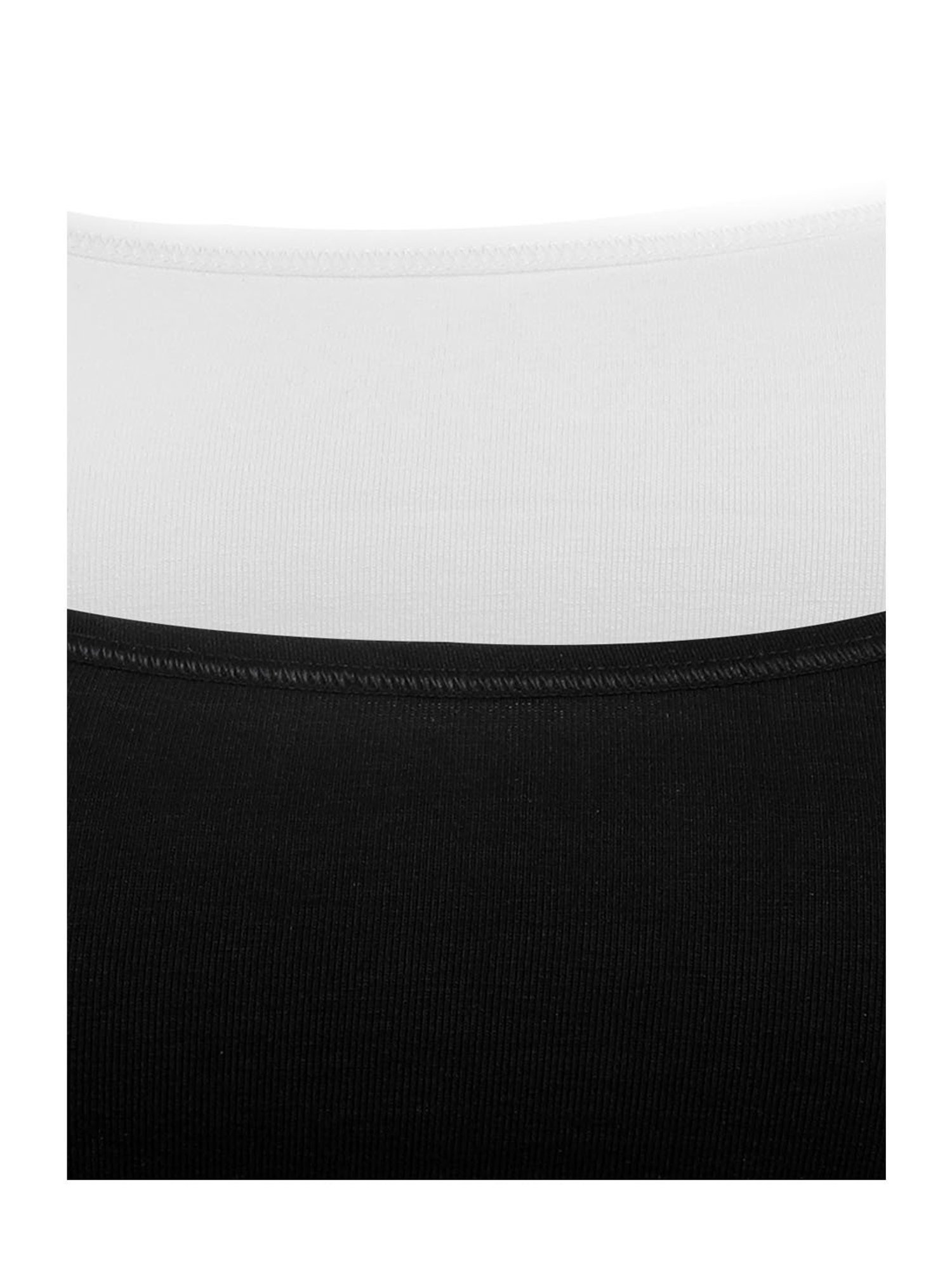 Sillysally Kids Solid White & Black Bra (Pack Of 2)