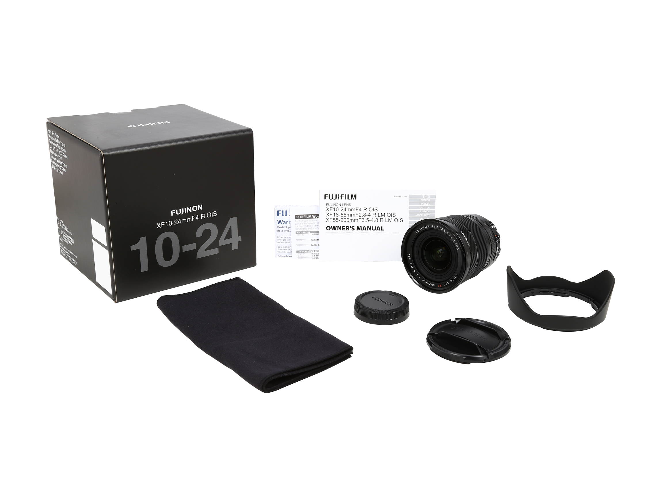 FUJIFILM 16412188 Compact ILC Lenses XF10-24mmF4 R OIS Lens Black