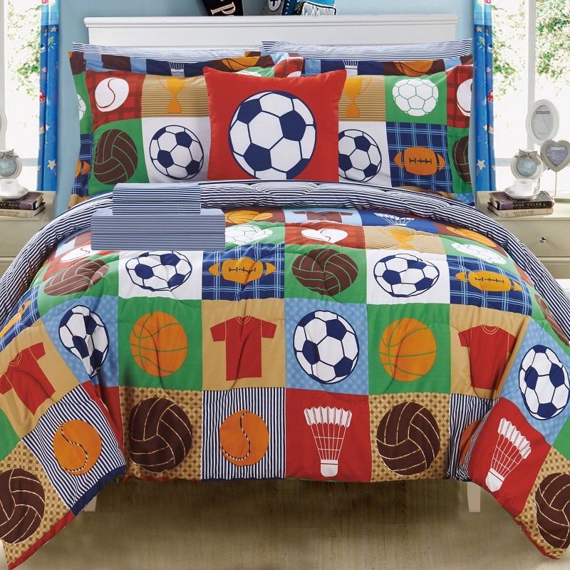 8pc Full Leon Bed In A Bag Comforter Set Color - Chic Home Design