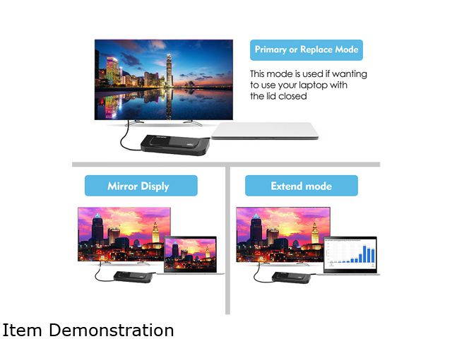 Wavlink USB C Dual 4K HDMI&DP Universal Docking, with 60W Power Delivery, Dual 4K@60Hz, Single 5K@60Hz Displaylink Dock 2 x HDMI, 2 x DisplayPort, Gigabit Ethernet, 2 x USB-C Ports, 4 x USB 3.0, Audio