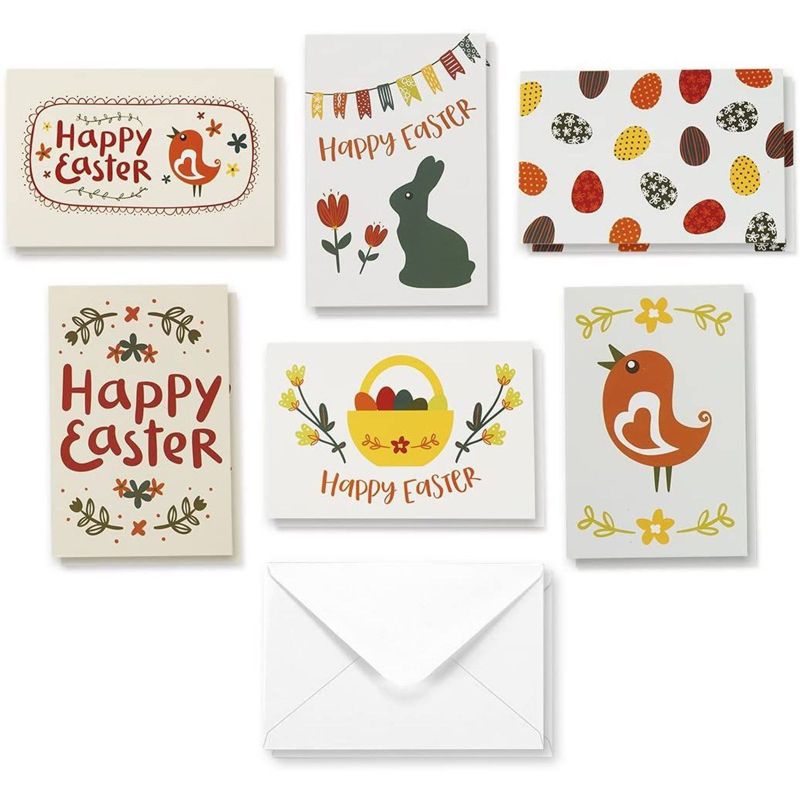 White Card Stock Half Fold Greeting Cards for DIY Craft, Notes, Glossy and Matte (8.5 x 5.5 In Folded, 100 Sheets)