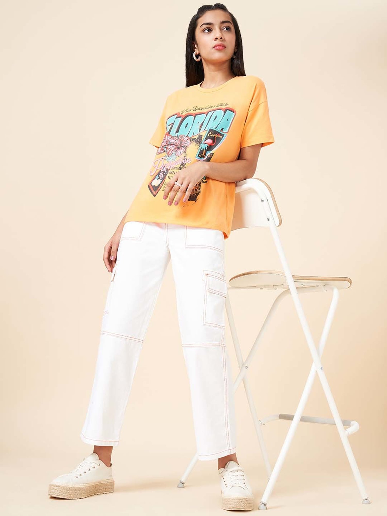 GJ baby Girls Blue Washed Jeans