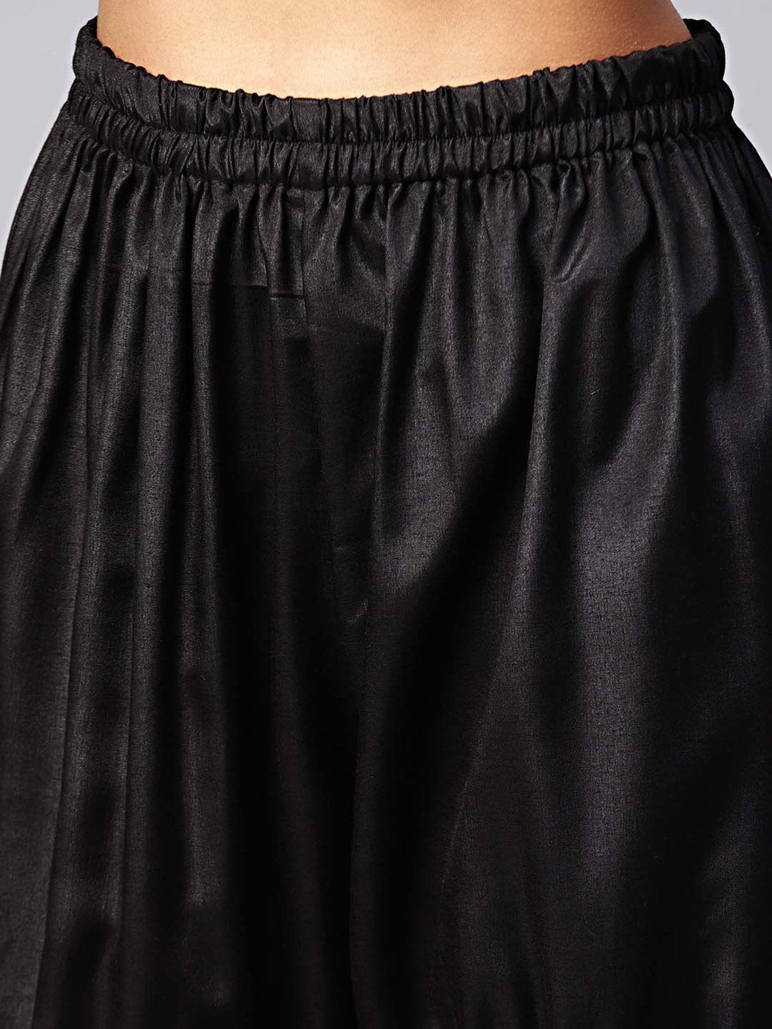 Chhabra 555 Beige & Black Embroidered Kurti Sharara Set With Dupatta