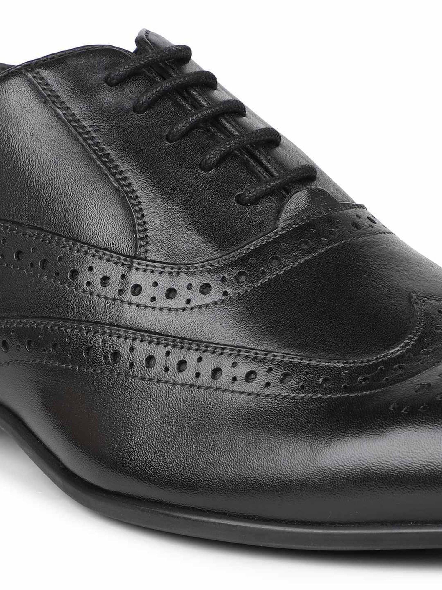 Atesber by Inc.5 Men's Black Brogue Shoes