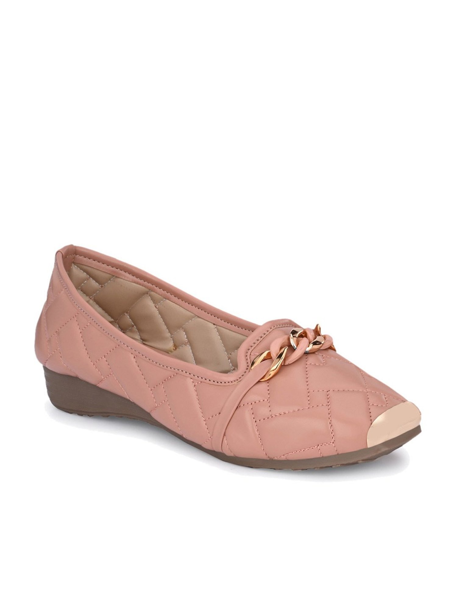 Clog London Women's Peach Casual Loafers