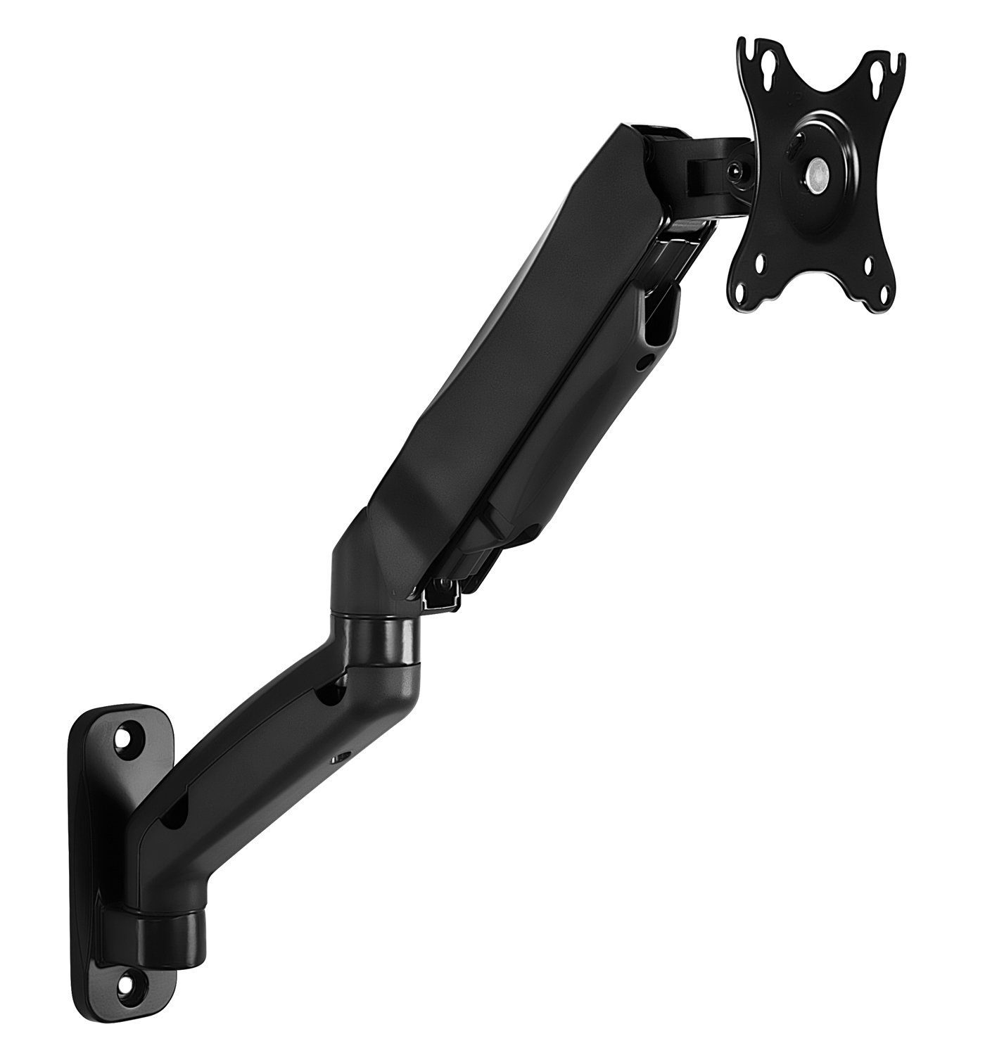 Mount-It! TV Monitor Wall Mount Arm | VESA Wall Mount Monitor Arm | Fits 17-32 Inch Screens