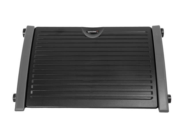 AKRacing Plastic Footrest Grey, Adjustable to Multiple Tilt Angles (AK-FOOTREST-GY-NA)