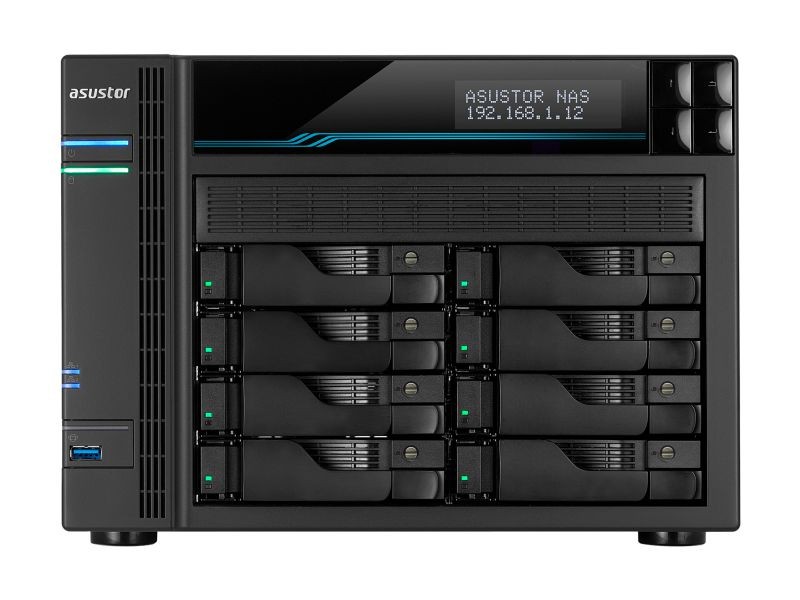 Asustor AS6508T Lockerstor 8 Enterprise 2.1GHz Quad-Core 8-Bay Diskless NAS