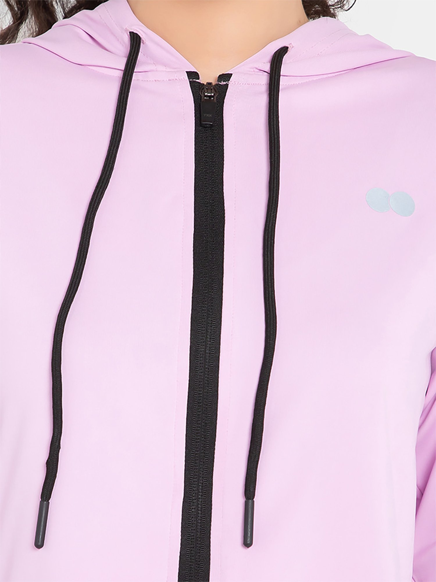 Clovia Purple Sports Hoodie