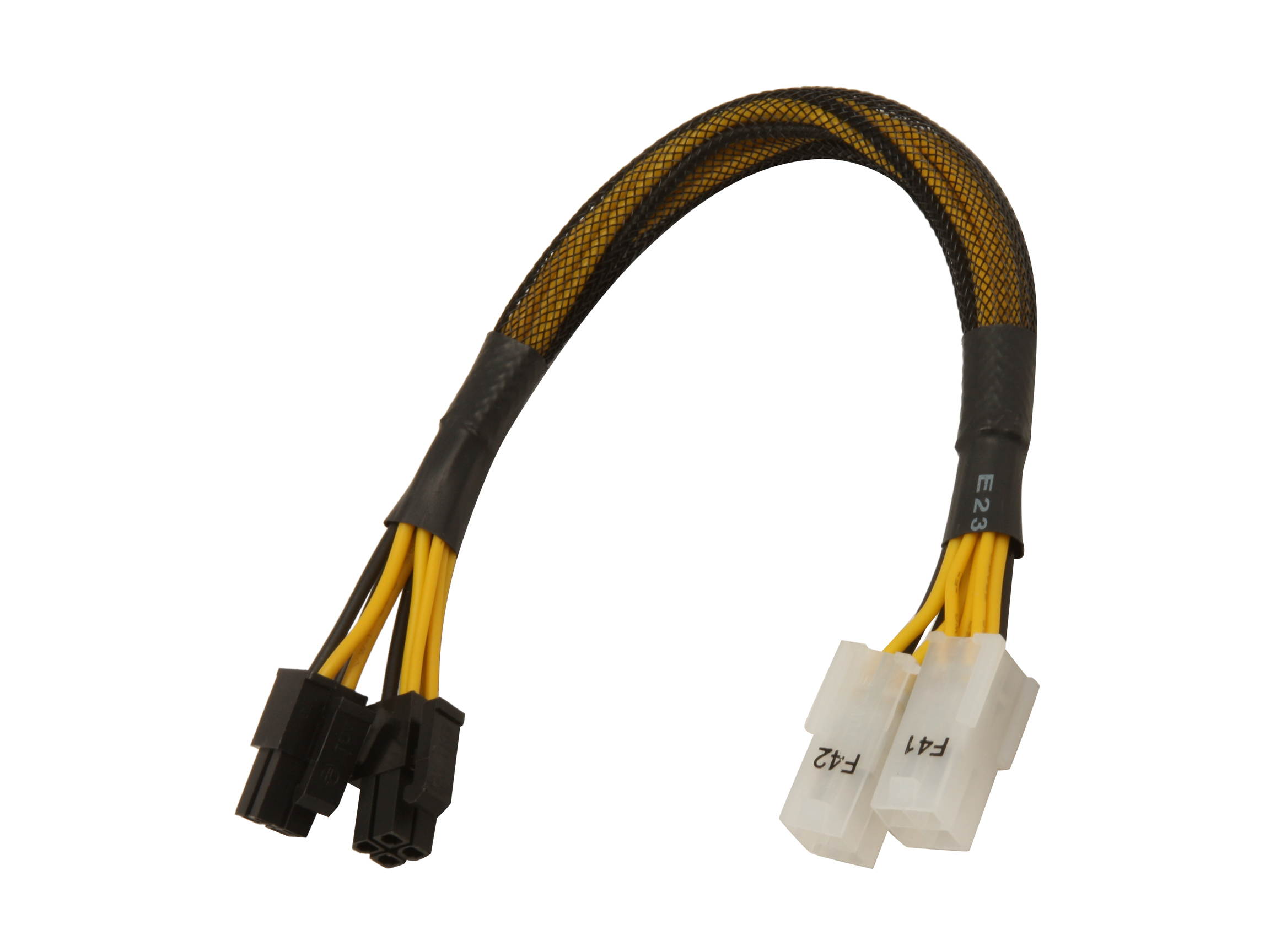 Athena Power CABLE-M204M204F 10 in. Extension & Conversion Four-In-One