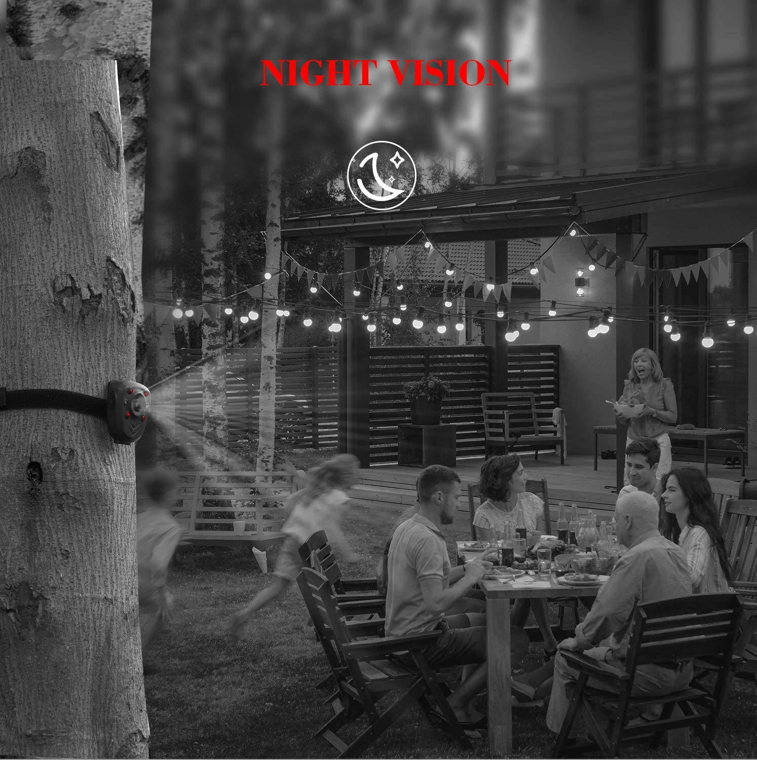 Yijianxi Mini camera recorder, with night vision function, built-in 32GB memory card, HD1080P, video recording, night vision, 4-6 hours battery life, law enforcement, security, home