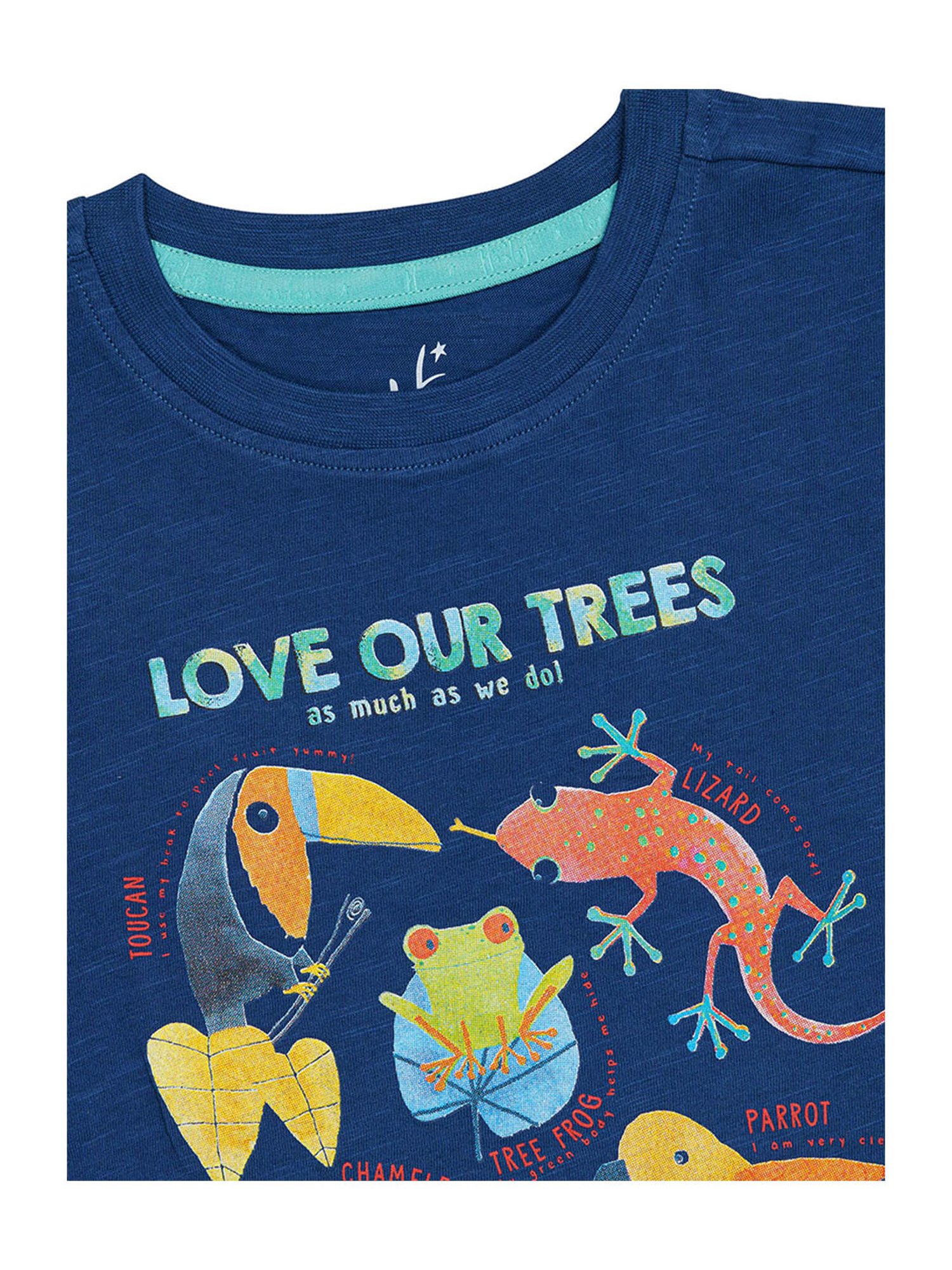 H by Hamleys Boys Navy Printed T-Shirt