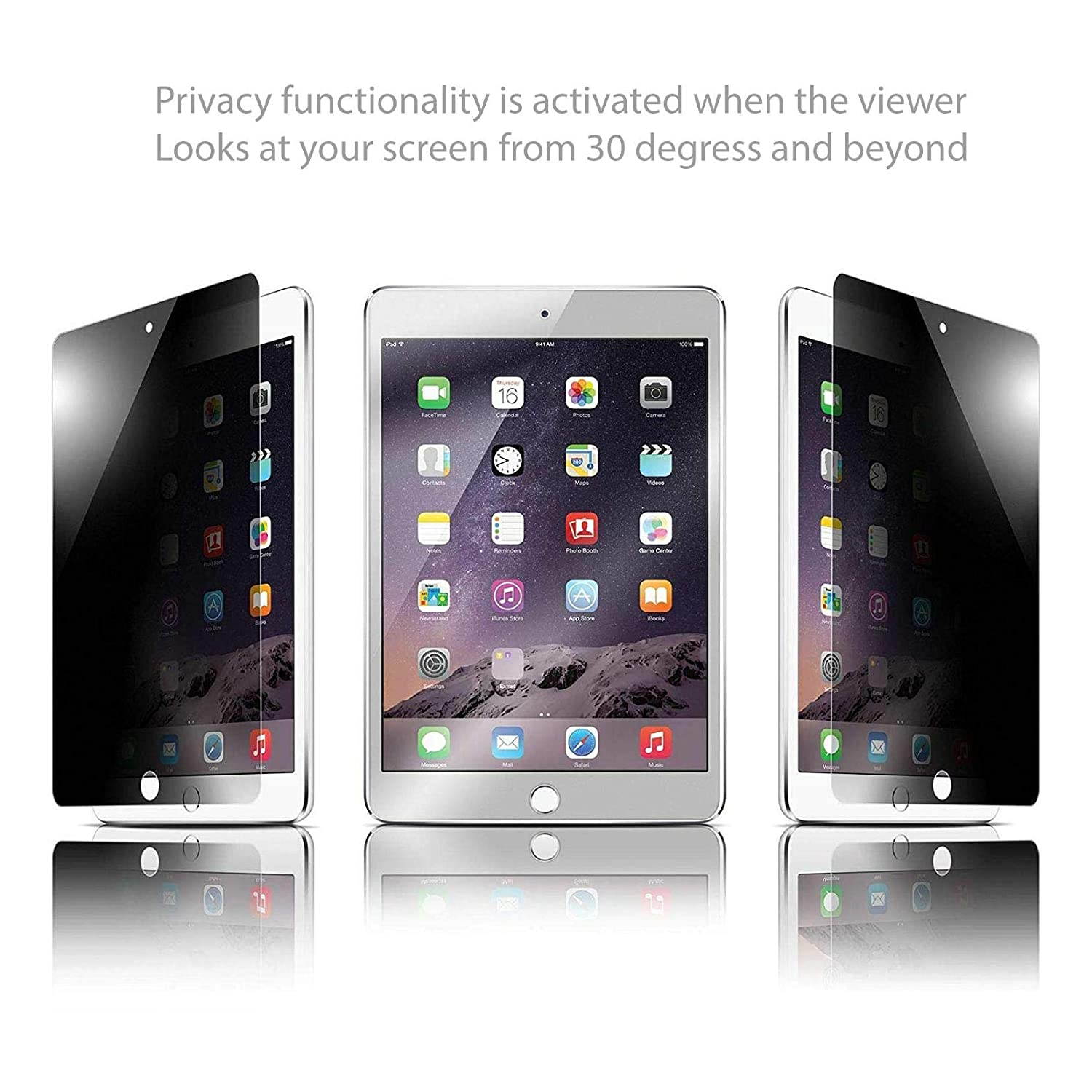 Apple iPad Mini 2019 Screen Protector, BoxWave&uml; [ClearTouch Glass Privacy] for Apple iPad Mini 2019 | iPad Mini 4