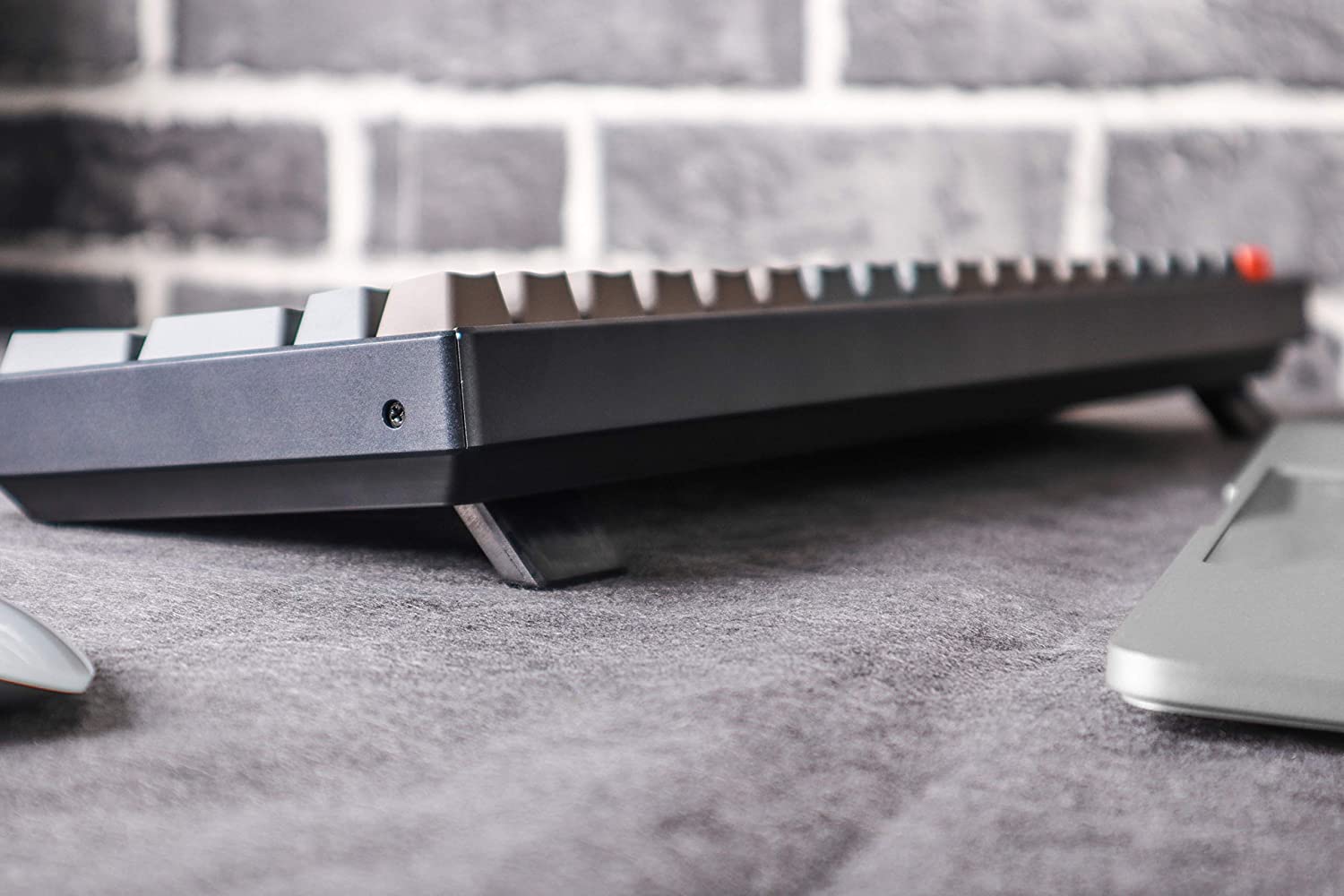 Keychron K4 Wireless Bluetooth/USB Wired Gaming Mechanical Keyboard, Compact 100 Keys RGB LED Backlit Gateron Red Switch N-Key Rollover, Aluminum Frame for Mac Windows