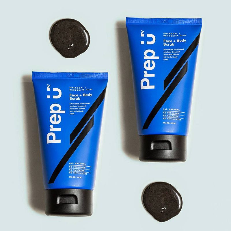 Prep U Charcoal Face + Body Scrub - Citrus Mint - 5 fl oz