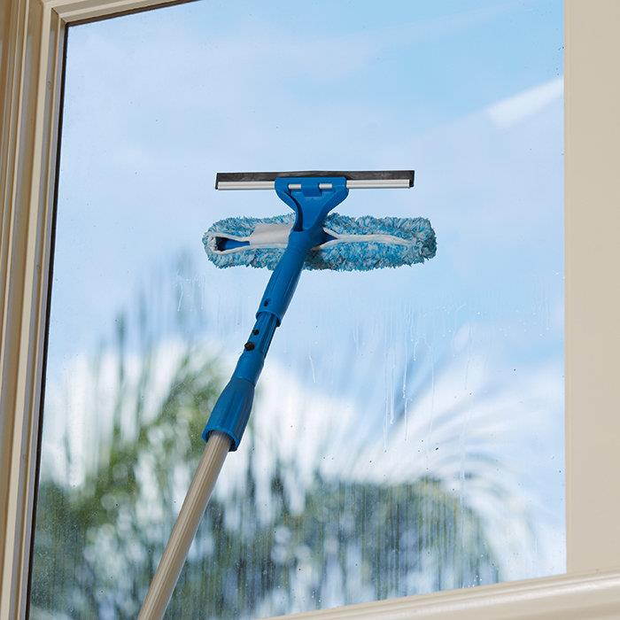 Unger Industrial 921061 10-Inch Combo Squeegee/Scruber