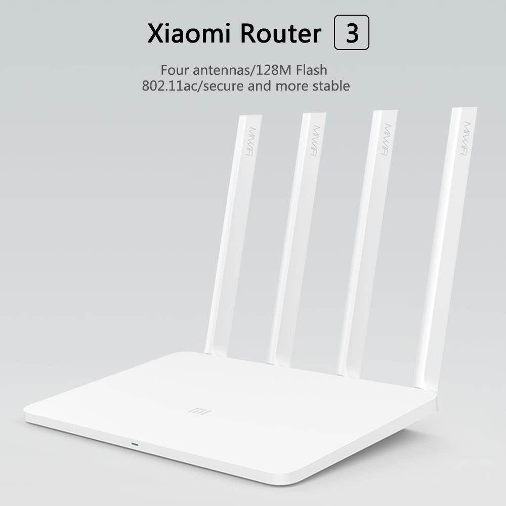Xiaomi MI WiFi Wireless Router 3 1167Mbps WiFi Repeater 4 Antennas 2.4G/5GHz 128MB ROM Dual Band APP Control
