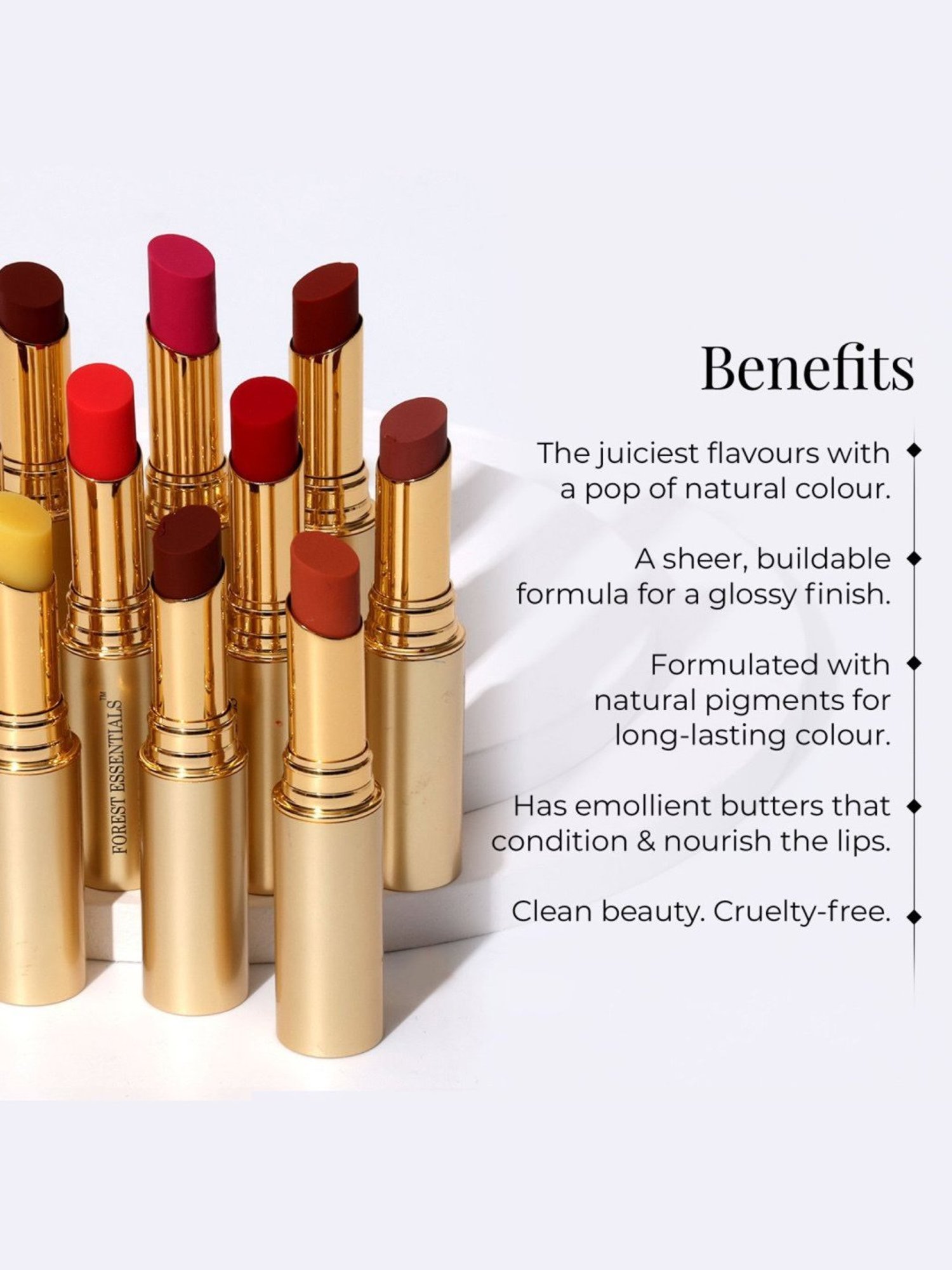 Forest Essentials Madhu Rasa in Gulab Jal Natural Tinted Lip Balm - 2.2 gm