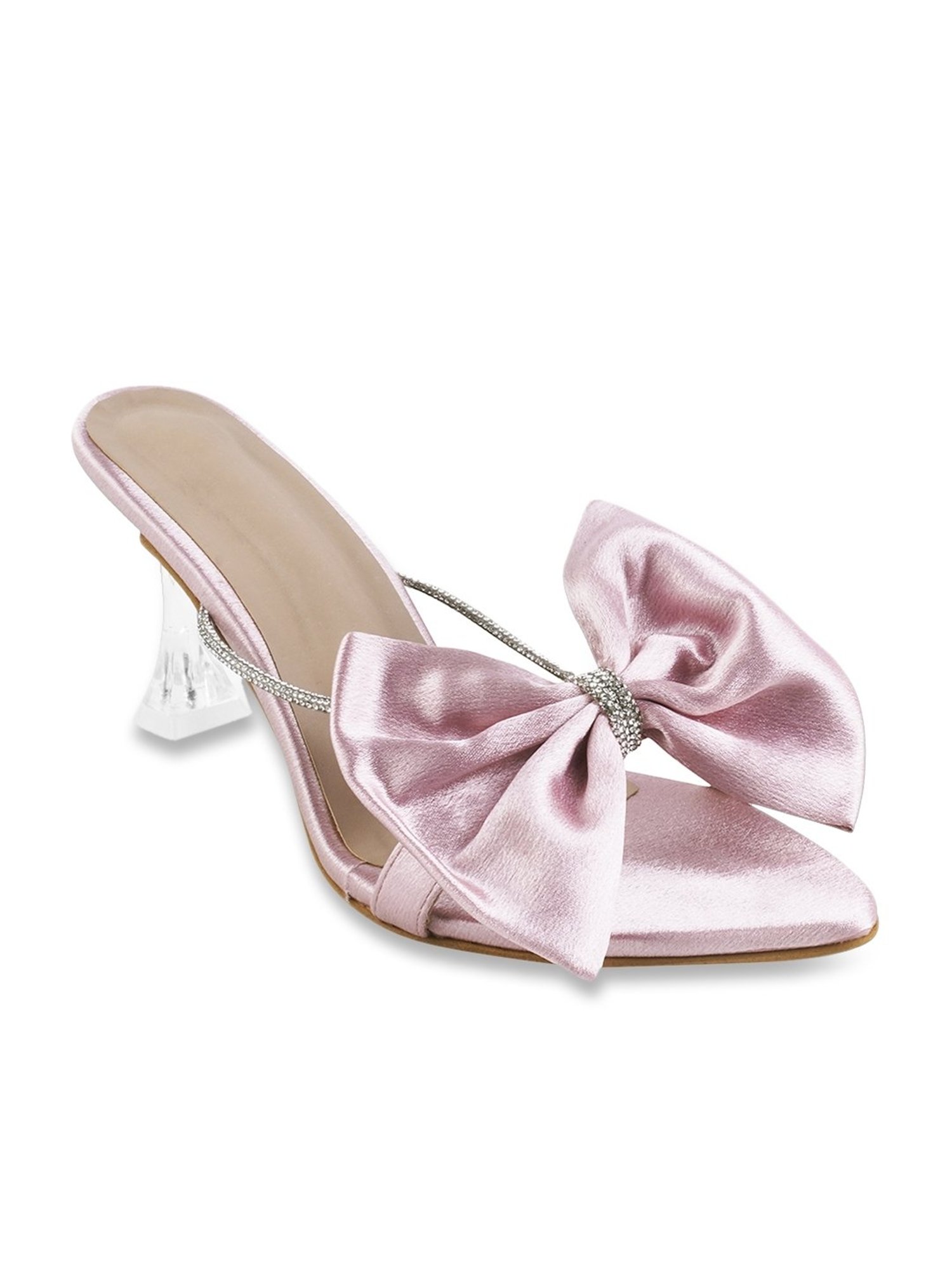 The White Pole Women's Light Pink Casual Stilettos