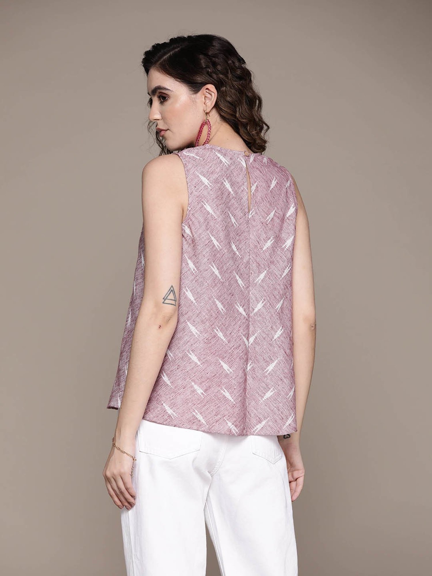 aarke Ritu Kumar Dusty Pink Top