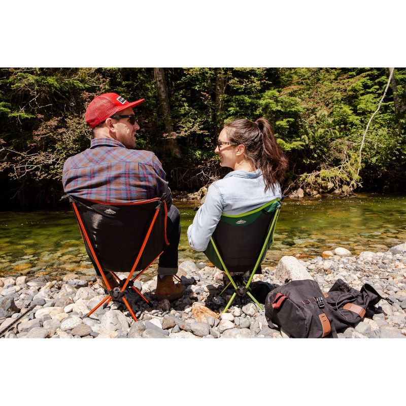 Cascade Mountain Tech Low Backpacking Camp Chair - Green