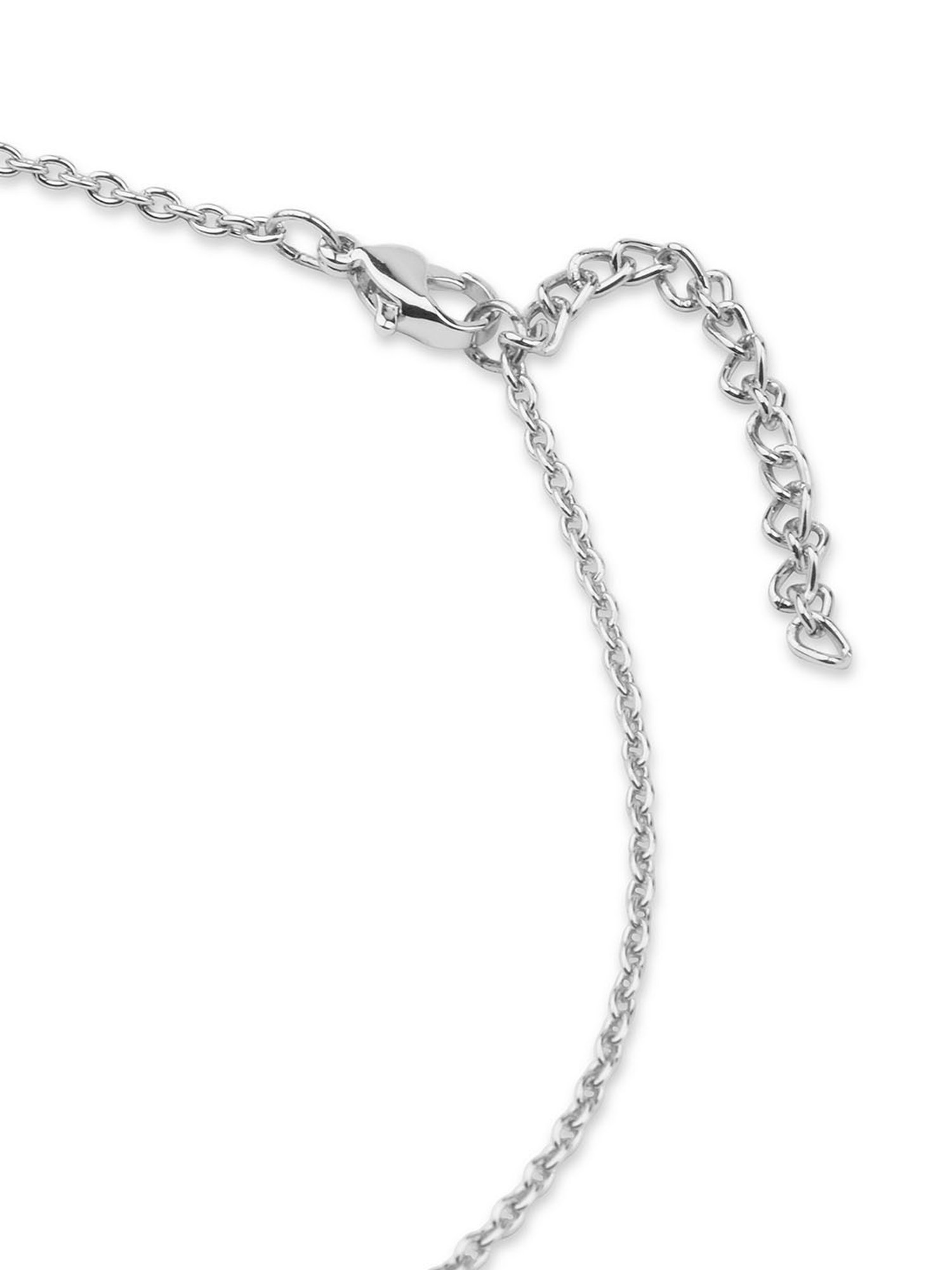 The Bro Code Silver-Plated Circular OM Pendant Necklace for Men