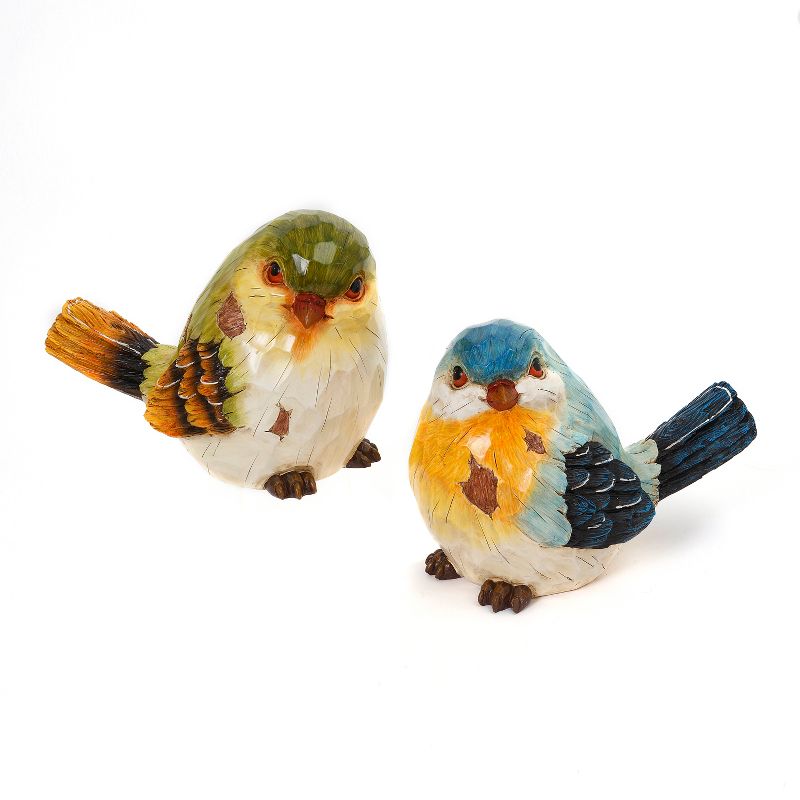 GIL S/2 16"H Magnesium Birds