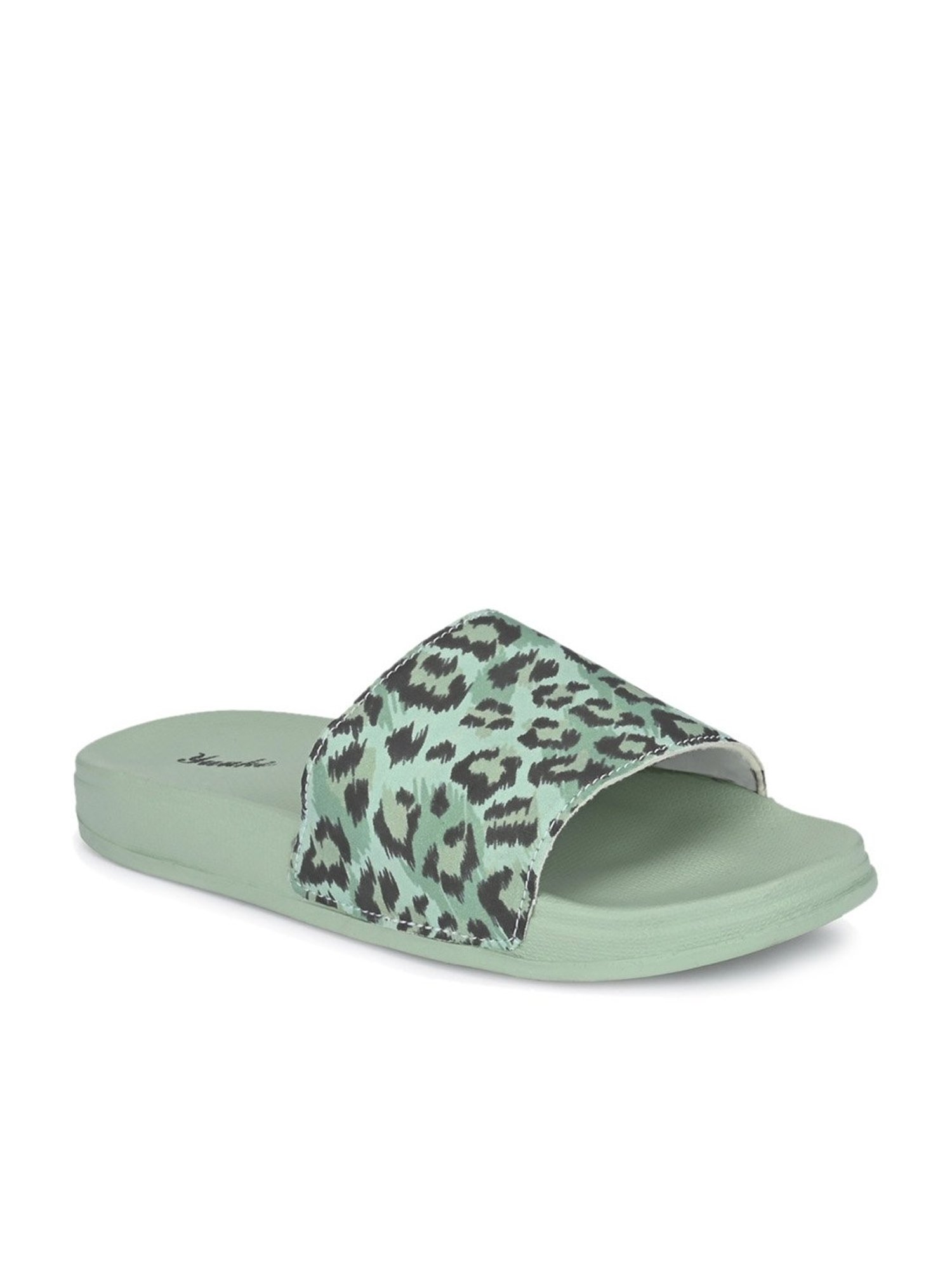 Yuuki Women's Green Slides