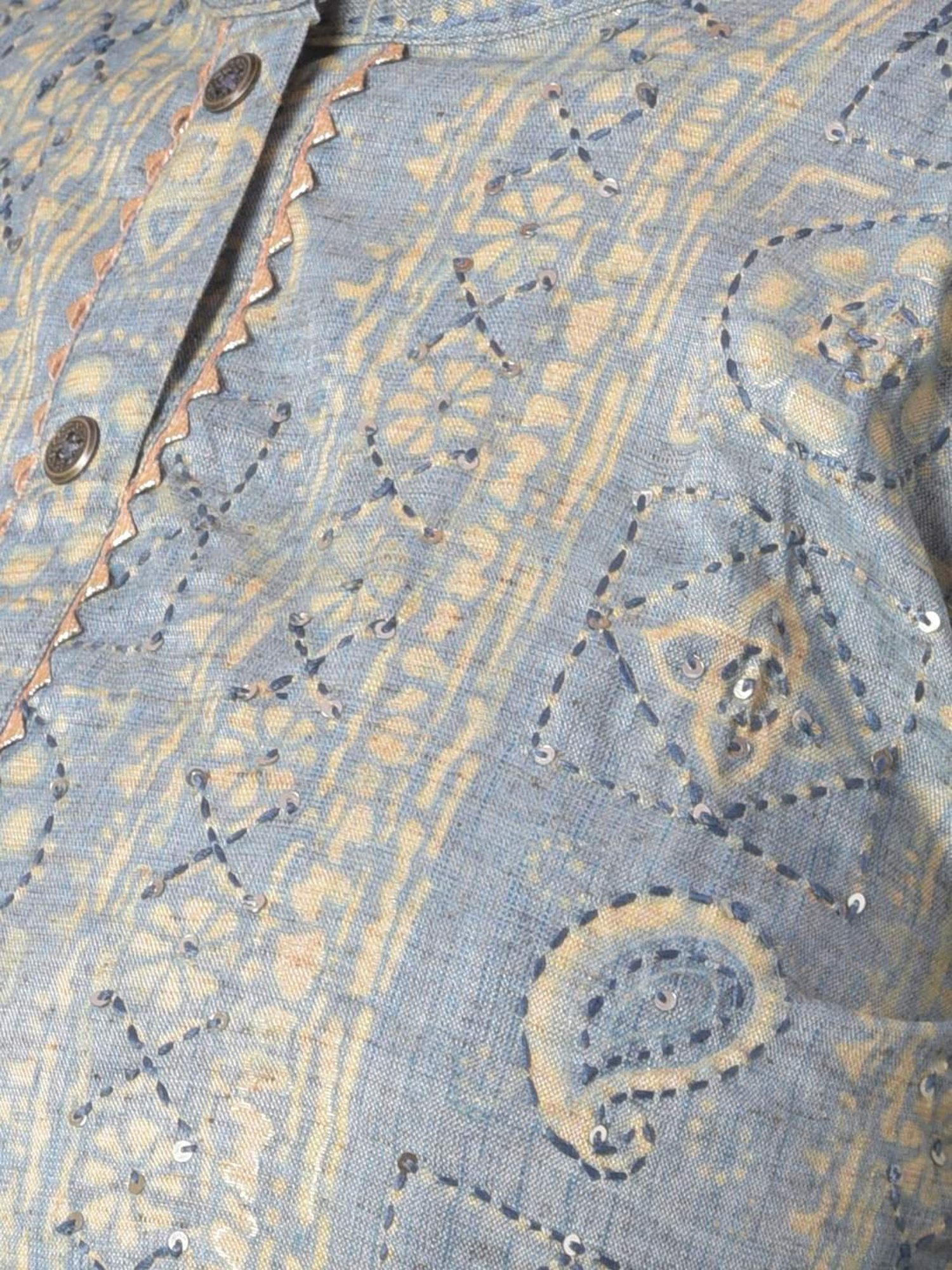 Dollar Missy Blue Embellished Kurta With Pants