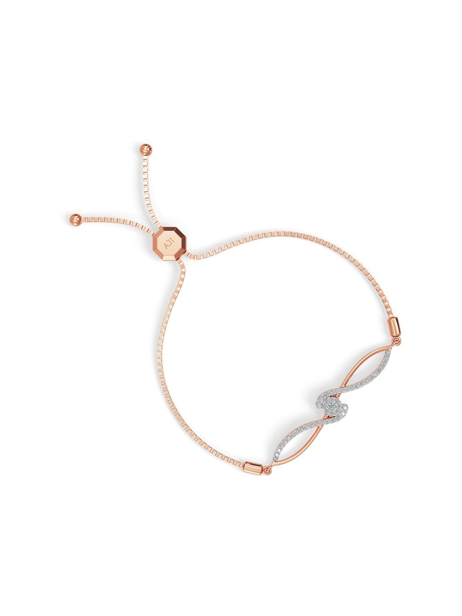 Candere by Kalyan Jewellers BIS Hallmark 18K Yellow Gold and Certified Diamonds Bracelet