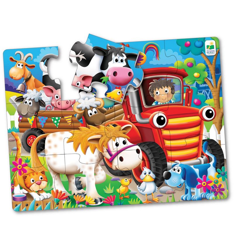 The Learning Journey My First Big Floor Puzzle Farm Friends 12 pcs