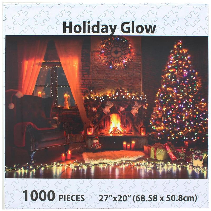 Puzzleworks Holiday Glow 1000 Piece Jigsaw Puzzle