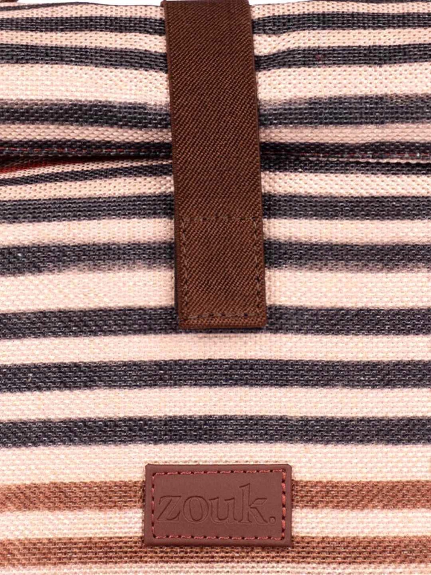 ZOUK Multicolor Striped Handbag