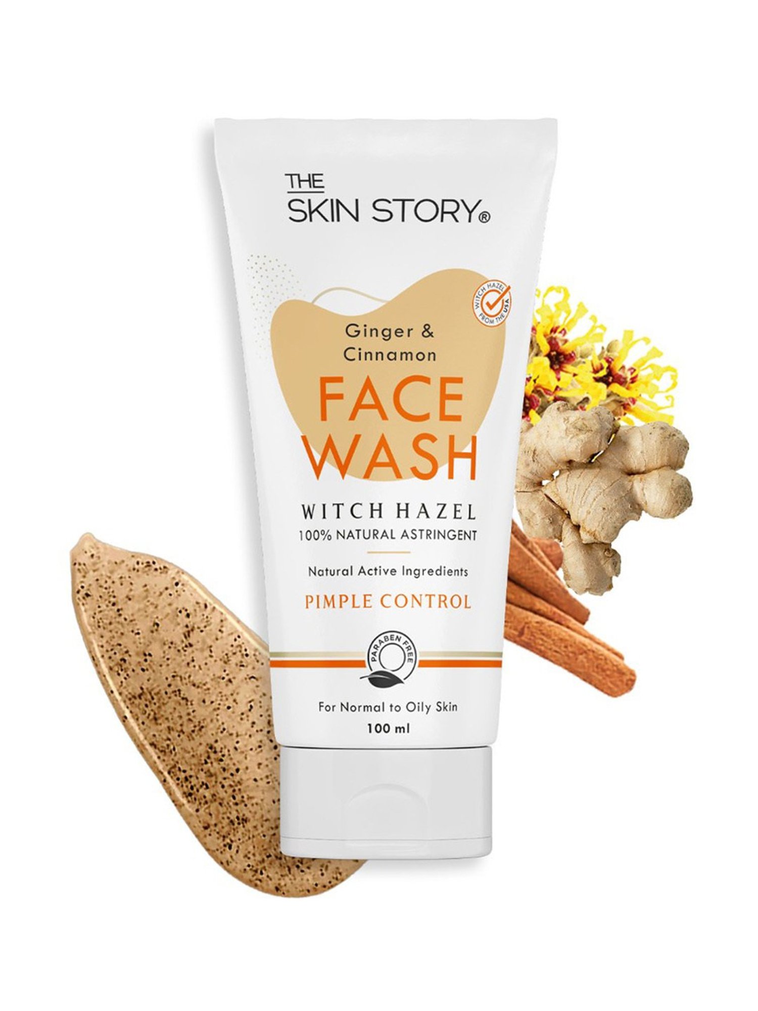 The Skin Story Ginger & Cinnamon Pimple Control Face Wash - 100 ml
