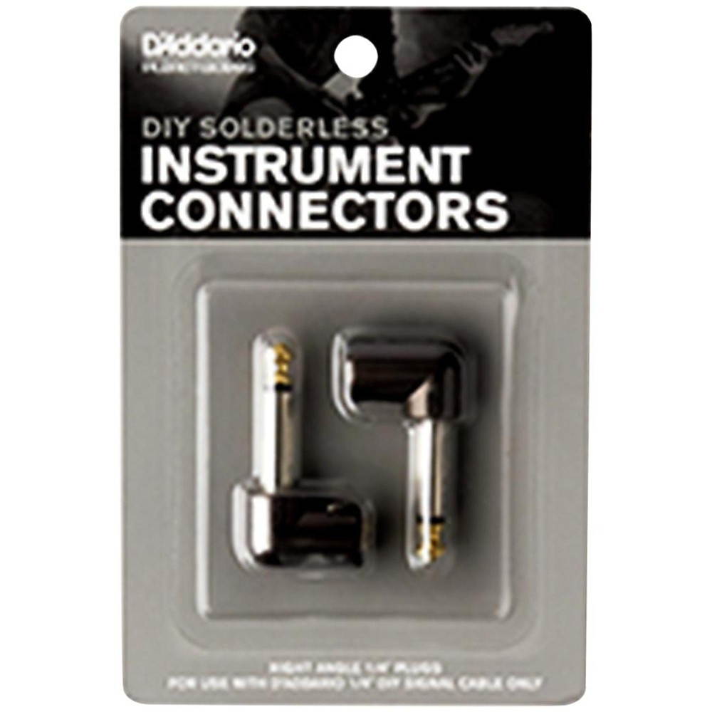D'Addario Planet Waves Cable Station Right Angle 1/4-Inch Plug 2-Pack