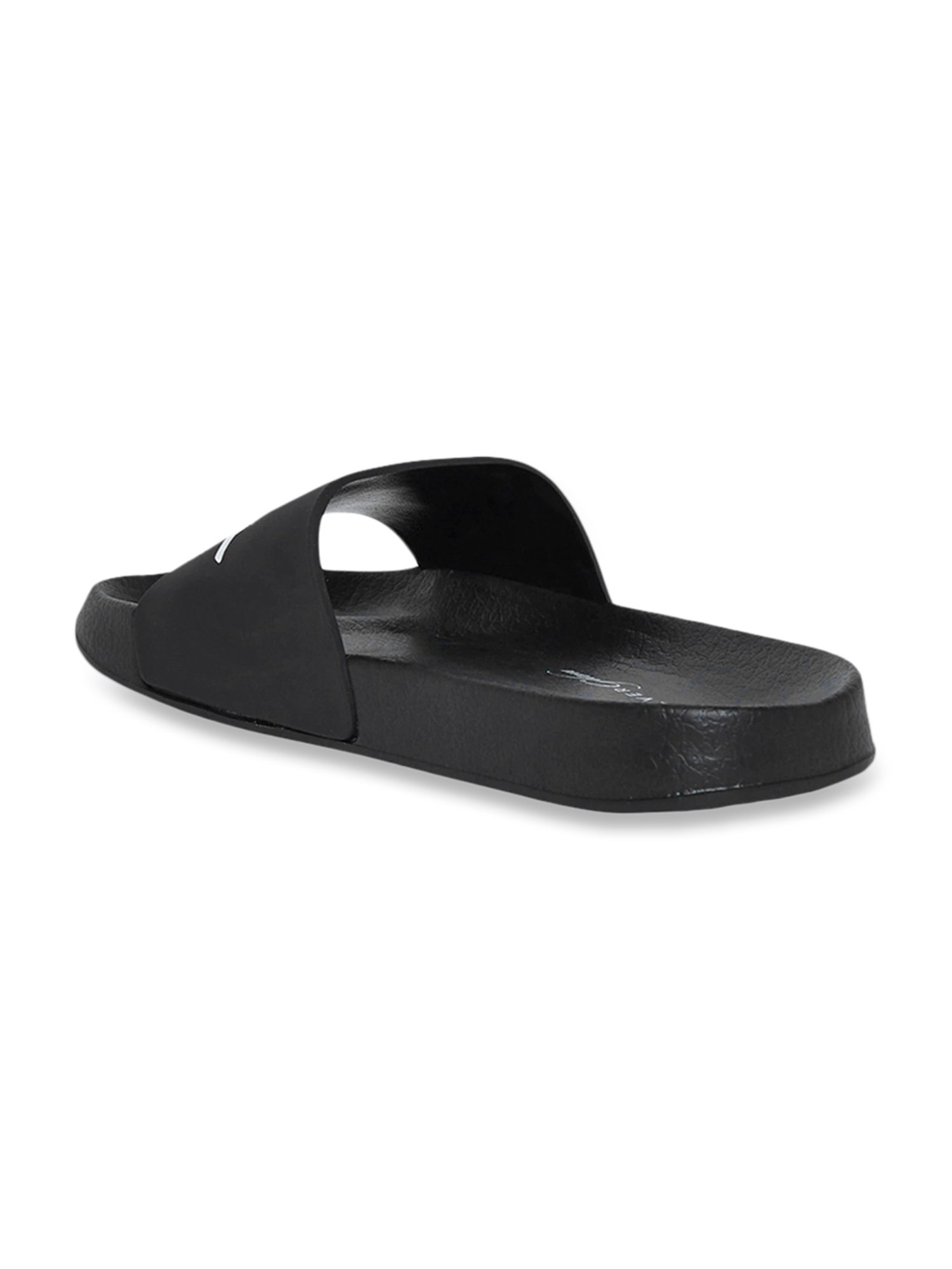 Forever Glam by Pantaloons Women's Black Slides