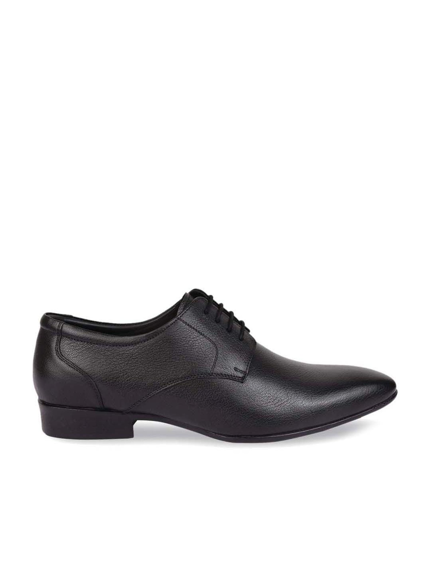 Regal Men's Black Derby Shoes