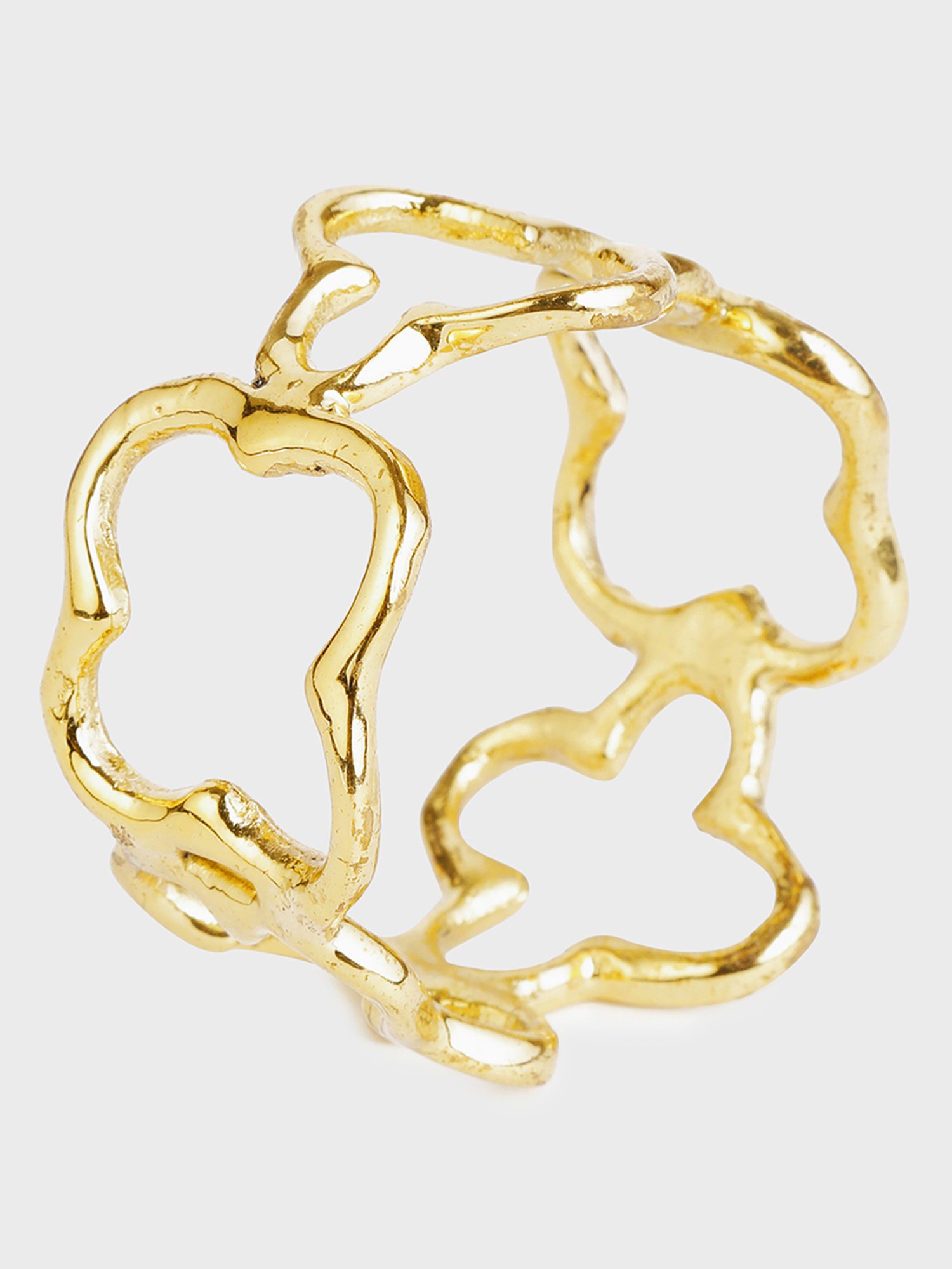 ExclusiveLane The Dancing Peacock Brown Sheesham Wood Napkin Holder - Set of 1