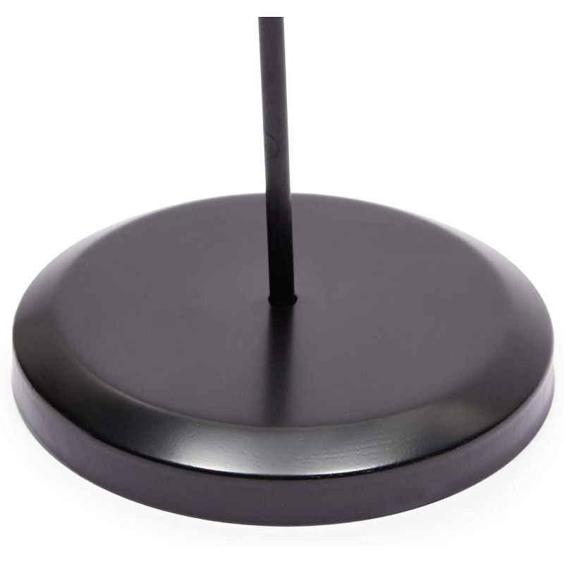 Okuna Outpost Black Iron Jewelry Display Stand, 360 Rotating Necklace Holder (8 x 14.5 Inches)