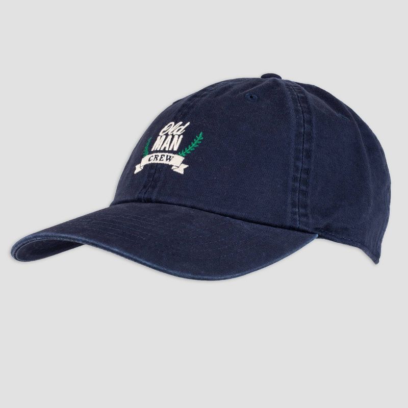 Wemco Men's Father's Day Old Man Crew Baseball Hat - Navy One Size