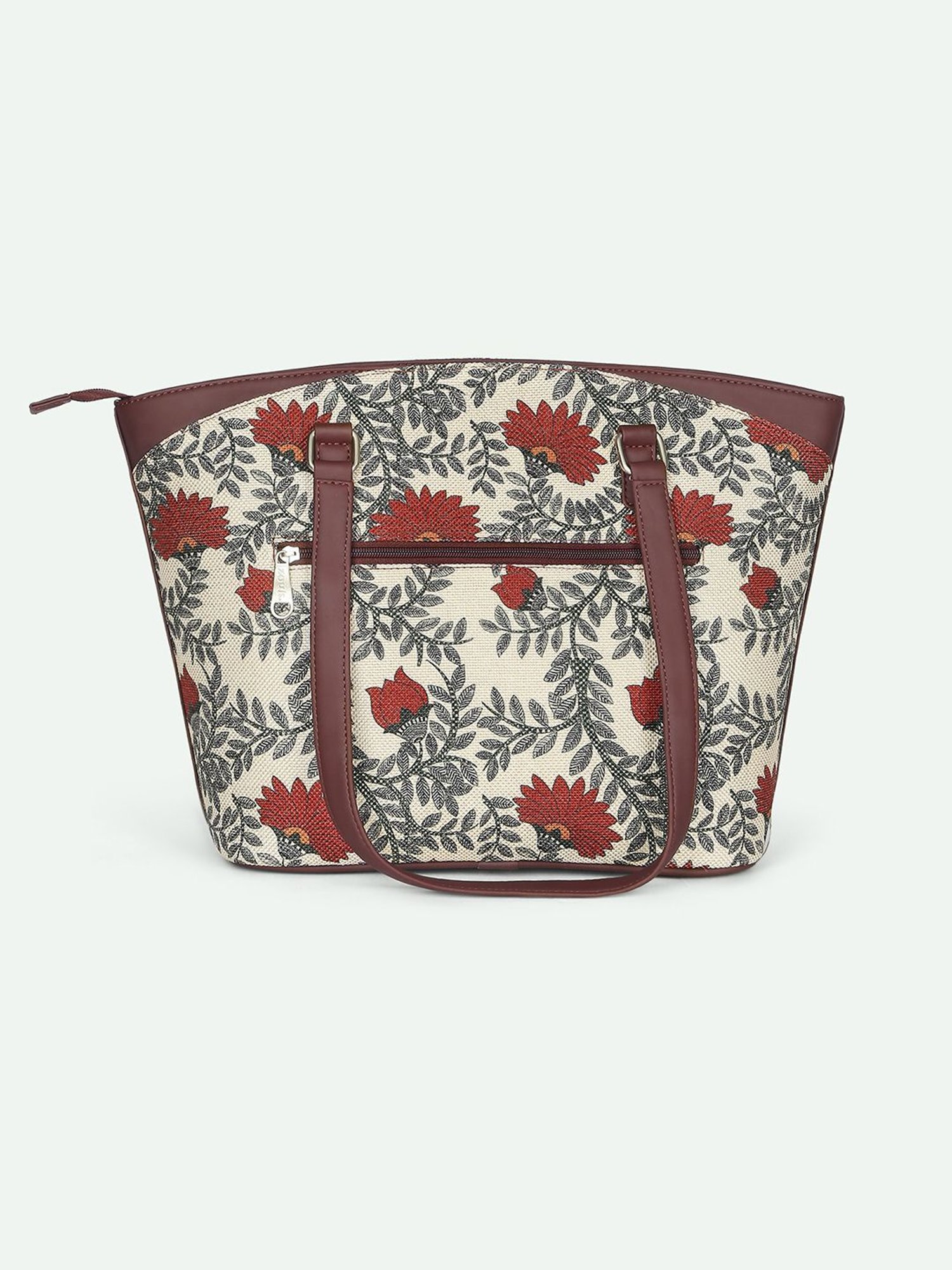 ZOUK Nawabi Couture Printed Tote Handbag