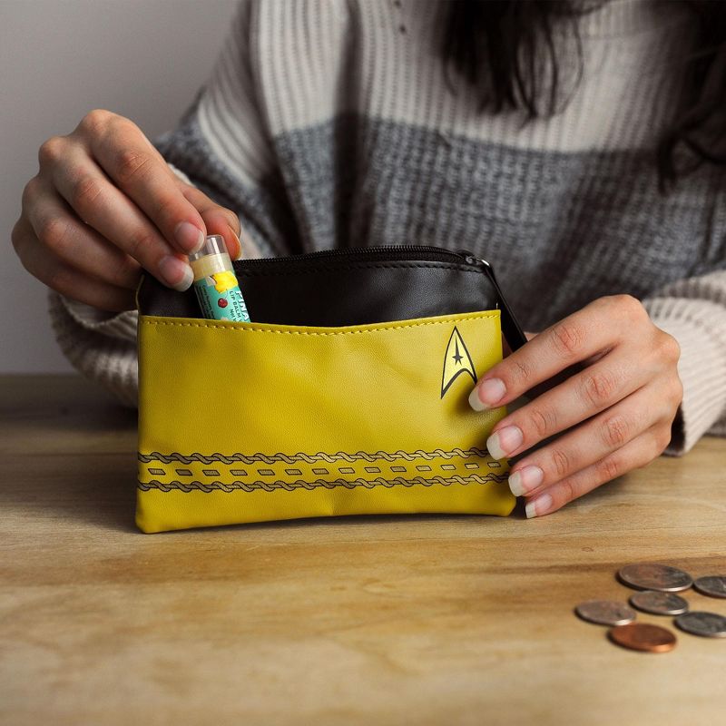 Crowded Coop, LLC Star Trek Gold Uniform Coin Purse
