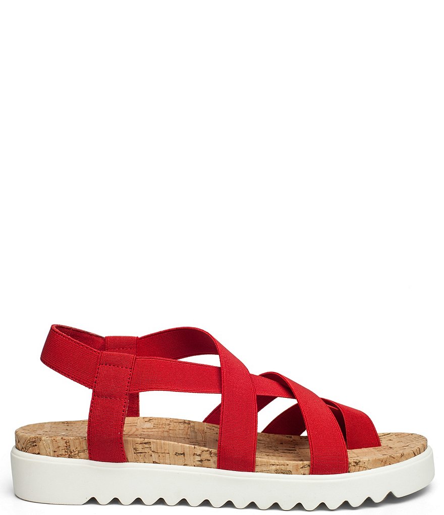 Me Too Mardi Toe Thong Elastic Platform Cork Sandals