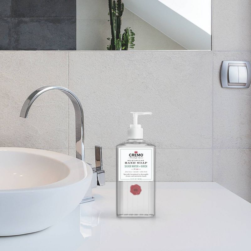 Cremo Hand Soap Silver Water & Birch - 13.5 fl oz