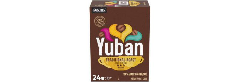 Yuban Traditional Medium Dark Roast Coffee Pods - 24ct