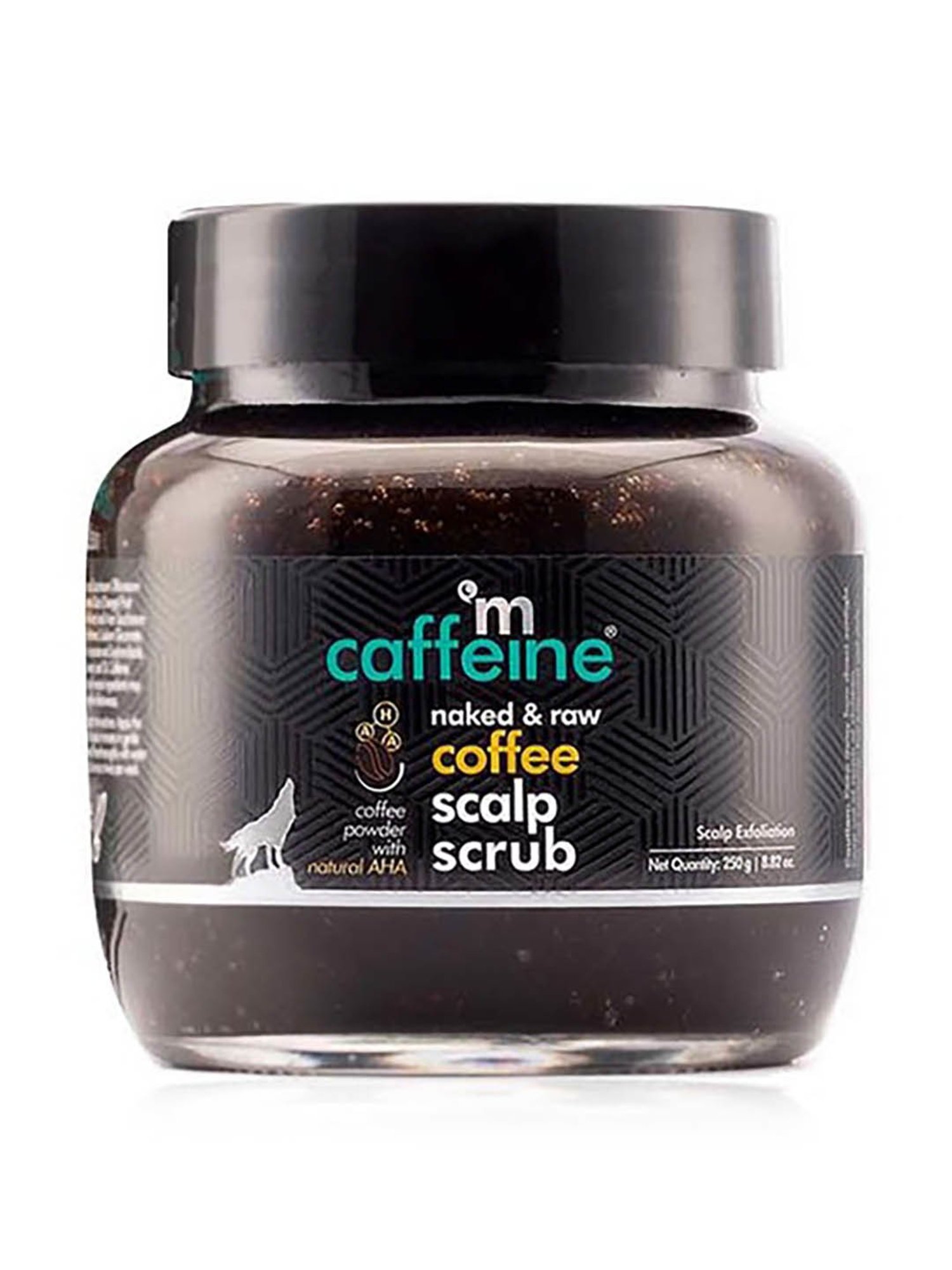 mCaffeine Naked & Raw Coffee Scalp Scrub - 250 gm