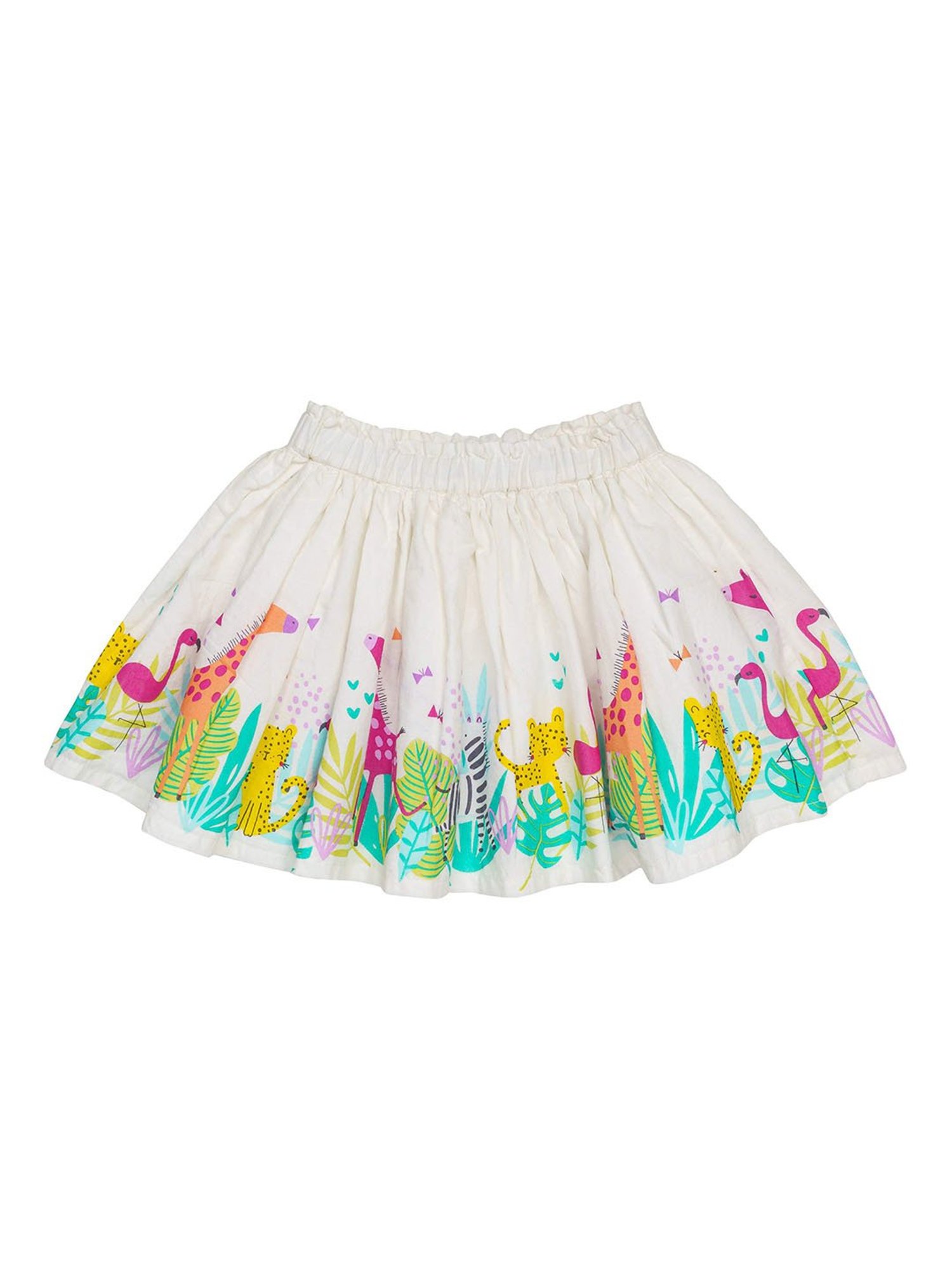 MINIKLUB Kids Blue Cotton Embellished Skirt