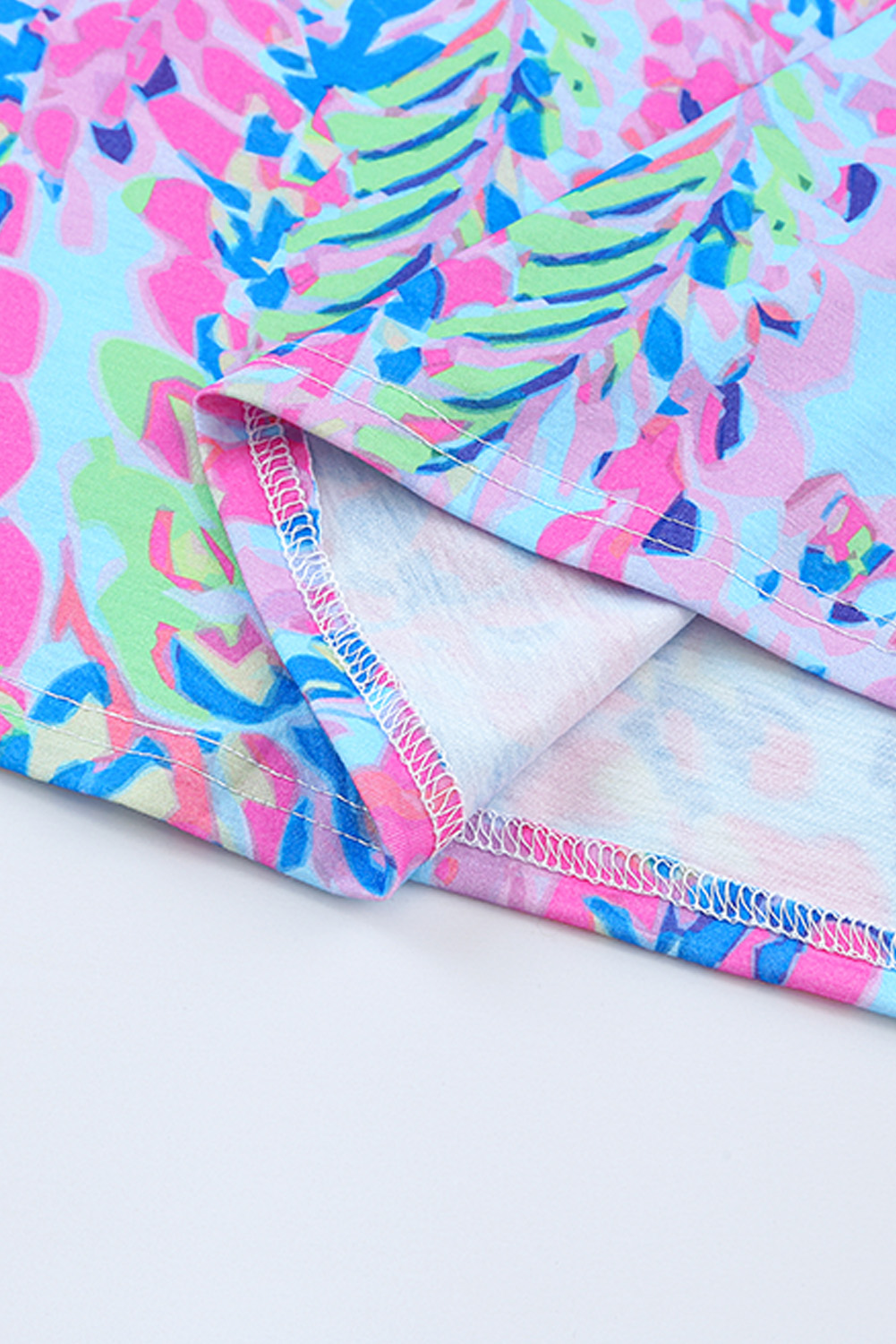 American Eagle Outfitters Peach Printed Crop Top